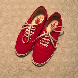 Red Vans